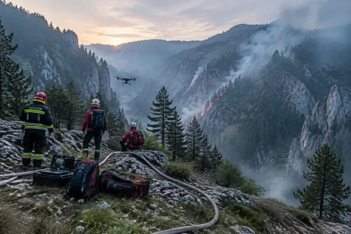 Plan comun pentru incendiul din Retezat